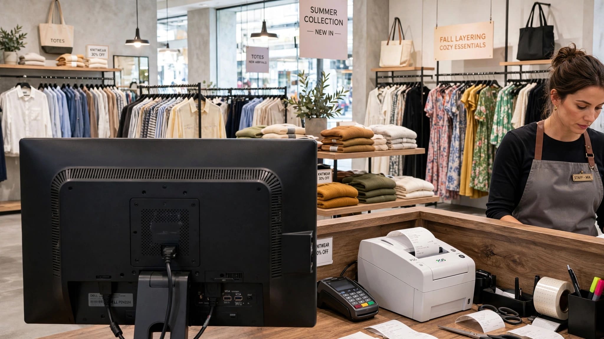 ZORIVAN Garment Store POS software Pakistan size color variants and seasonal collection management for clothing retailers